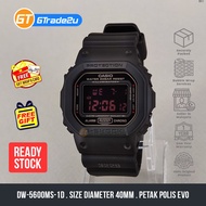 Original G Shock Men DW-5600MS-1D DW-5600MS-1 DW5600MS-1D Digital Petak Polis Evo  Watch  [READY STOCK]