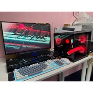 FULL SET PC GAMING RYZEN 5 5600 PAIR RTX 2070 SUPER