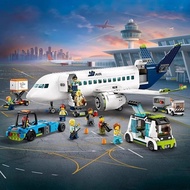 Compatible with Lego 60367 City Series Passenger Transport Aircraft Airliner Airliner Assembled Buil