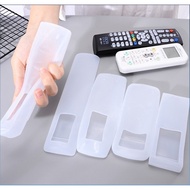 Transparent Silicone Remote Control Protective Cover Anti-dust Waterproof for TV Air-Cond Home Appli