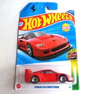 MERAH Hotwheels Ferrari F40 Competizione Red