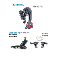 SHIMANO | Shimano 21 Speed Groupset Tourney SL-TX30 Shifter Lever 3x7 Speed RD-TZ500 Bike Rear Derai