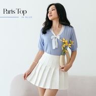 [DEAROLIN] Paris Top | Women's Knit Top Korean Top Women's Shirt Short Sleeve Basic Short Sleeve