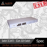 Switch 3C16471 - 3Com 2024 Switch