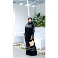 HITAM Abaya Black abaya abaya fashion abaya abaya modern abaya bordis abaya arab abaya Turkish abaya