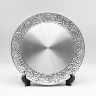 KL Pewter [731] Batik Design (L) (8" inches) | Decorative Plate