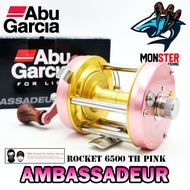 รอกตกปลา ABU GARCIA AMBASSADEUR ROCKET 6500/6501 TH PINK (สีชมพู)
