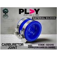 PLAY 35MM 40MM SILICON JOINT UNIVERSAL CARBURETOR JOINT INTAKE PIPE JOINT