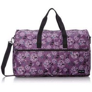 全新出清。hapitas 2016 H002 268 日本 紫色貓咪蕾絲 《中》旅行袋 行李袋 旅行收納袋