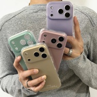 Summer Cool Matte Gentle Solid Color Suitable for iPhone 17 16 15 Pro Max i15 i16 17Pro Phone Case