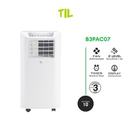 TIL แอร์เคลื่อนที่ Portable Air Conditioner ขนาด 7000 BTU รุ่น B3PAC07 ขนาด 7000 BTU (รับประกันคอมเ