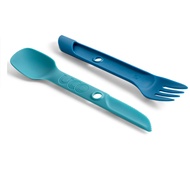 美國【UCO】SWITCH SPORK UTENSIL SET WITH TETHER / 多功能切換餐具組 / 刀叉餐具 / 無雙酚A /戶外用叉匙 耐熱240度 至 -20度/ 藍