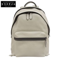 二手 Coach Charter 雙肩包，皮革，灰色，女款，C2286，成色極佳。