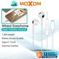 Moxom LX-EP805 Wired Earphone In-Ear Type-C Volume Control 1.2m Length Moxom LX-EP806 Moxom Headphon