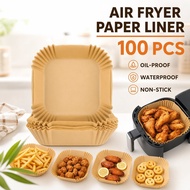 Air Fryer Paper Disposable Parchment Non Stick Oil Proof Waterproof Baking Liner Kitchen