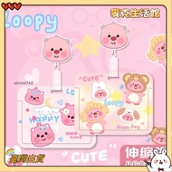 ** Taiwan Shipment * Horizontal Id Holder lp Card Identification Cute Ruby Student Work Little Beave