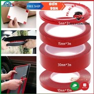 Super Adhesive, Convenient Double-Sided 3m Tape Set (10mm X 3m) (15mm X 3m) (20mm X 3m) (40mm X 3m) 