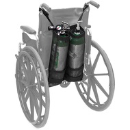 Double-pocket Portable Oxygen Cylinder Net Pocket Wheelchair Car Oxygen Cylinder Storage Bag Wheelchair Oxygen Double Cylinder Bag Oxygen Cylinder Hanging Pocket Breathable