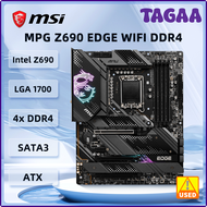 เมนบอร์ด Z690 NVAHA MSI MPG Z690 EDGE WIFI DDR4 LGA 1700รองรับ13900 14490 13700 14600 12400 14700K 1