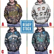 Avenged Sevenfold Zipper Hoodie A7X Fullprint Hoodie Polyester Jersey Material | Size S M L XL XXL 3