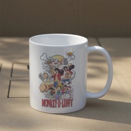 One Piece Glass Mug All Monkey D Luffy Cover Comic