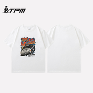 TPM T-shirt Oversize Nascar Vintage Print Pattern Atasan Kaos