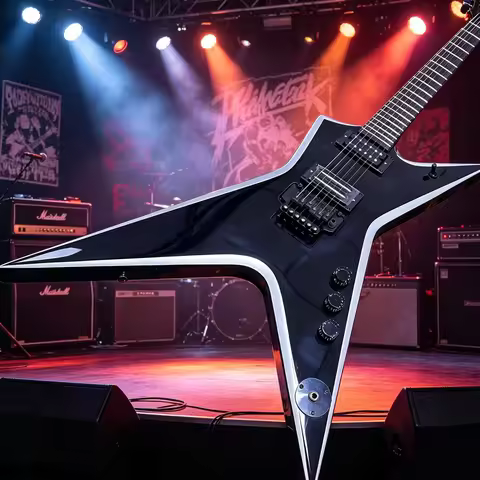 Custom Washburn Dimebag Electric Guitar HH Pickups With Floyd Rose Tremolo Electric Guitar-Themed Gi