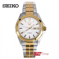 Seiko 5 Automatic นาฬิกาผู้ชาย สายสแตนเลสสองกษัตริย์  รุ่น SNKK94K1 / SNKK94K
