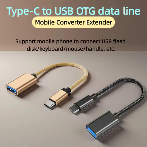 USB Type C Male to USB Female Cable Adapter USB-C To USB OTG Adapter Cable OTG Cable