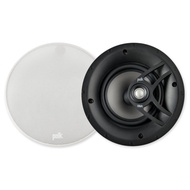 Polk Audio V60 High Performance Vanishing In-Ceiling Speaker - for home theater and music - round sp