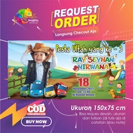 Tayo Theme Quality Birthday Banner