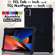 TCL Tab 11 Tab 10.95 Inch 9466X Tablet Case Super Shockproof Soft Silicone Protective Case Stand Cov