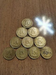 1973年膽幣英女皇一毫十枚XF品相