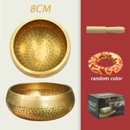 Singing Bowl Tibetan Healing Bowl Bahan Tembaga Mangkuk Suara Buddha Nepal Lonceng Tibet Buddha Exqu