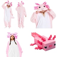 water dog Cosplay Costume fancy Dress Axolotl suit pajamas 19047