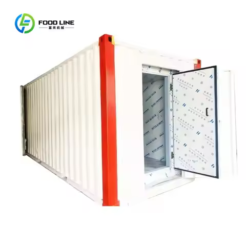 Customized 20ft Solar Powered Container Cold Storage Room 4HP Off-grid Mobile For Food CE Certified