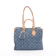【二手】路易威登LOUIS VUITTON Tote Bag OnTheGo MM LV Remix Monogram Denim M46871 牛仔藍皮革 OnTheGo MM 女士二手 A