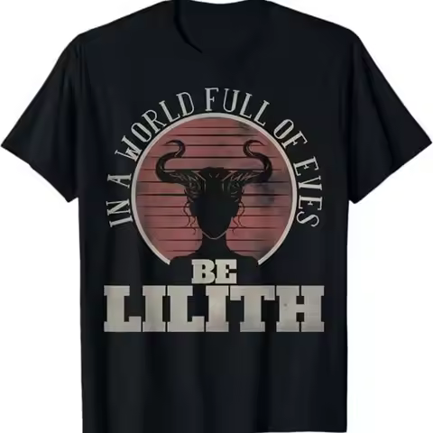 NWT! In a World Full of Eves be Lilith Gothic Women Goddess Retro Tee S-3XL