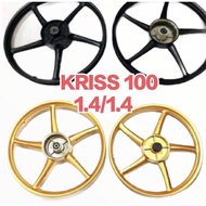 ‼️READY STOCK‼️SPORT RIM ENKEI SP522 KRISS100 / KRISS 110 / MR1 1.4/1.4 SIAP BEARING AND BUSH
