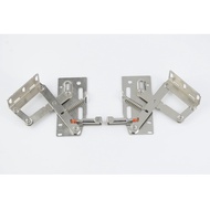45 Degree Flip Door Scissor Hinge Cupboard Cabinet Door Cushioning Hydraulic Hinge Scissors Spring H