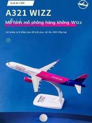 Wiz aviation A321neo simulation aircraft model, B737max8 assembly model, scale 1:200