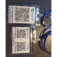 Convenient plastic card to scan Qr code