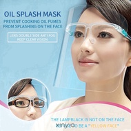 face shield 10pcs Transparent Anti-fog Anti-Oil Splatter Full Face Shield cover Cooking Protector face shield