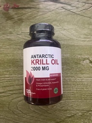 EXP:10/2026 น้ำมันแอนตาร์กติกคริลล์ Antarctic krill oil 2000มก. 120 แคปซูล