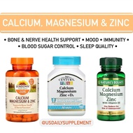 Calcium Magnesium Zinc 21st Century Sundown Nature’s Bounty Cal Mag Zinc
