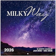 2026 Calendar, Milky Way 2026 Wall Calendar 14-Month (Nov 2025 - Dec 2026), 11.6 x 24 Inches (Opened