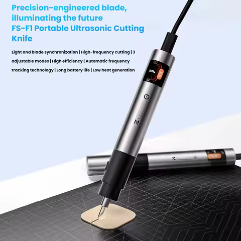FS-F1 Powerful Ultrasonic Cutter Power Engraving Tool Industrial Cutting Knife For DIY 3D Printing C