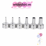 WHITESHIRT for SMD Rework Station Accessory, Round Nozzle Shape High Temperature 858D Hot Air Rework