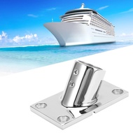 phoenixshop RiToEasysports Boat Handrail Base  Stainless Steel 60 Degree Rectangular Hand Rail Fitti