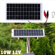 Waterproof Solar Panel 10W 12V Outdoor DIY Solar Cells Charger Polysilicon Epoxy Solar Panels for 9-